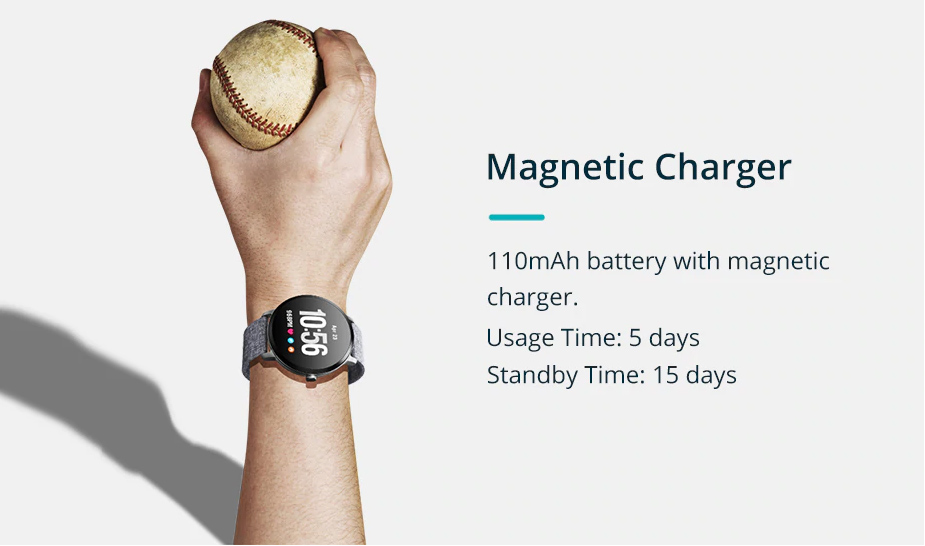 Đồng hồ thông minh Colmi V11 trang bị pin có dung lượng lớn