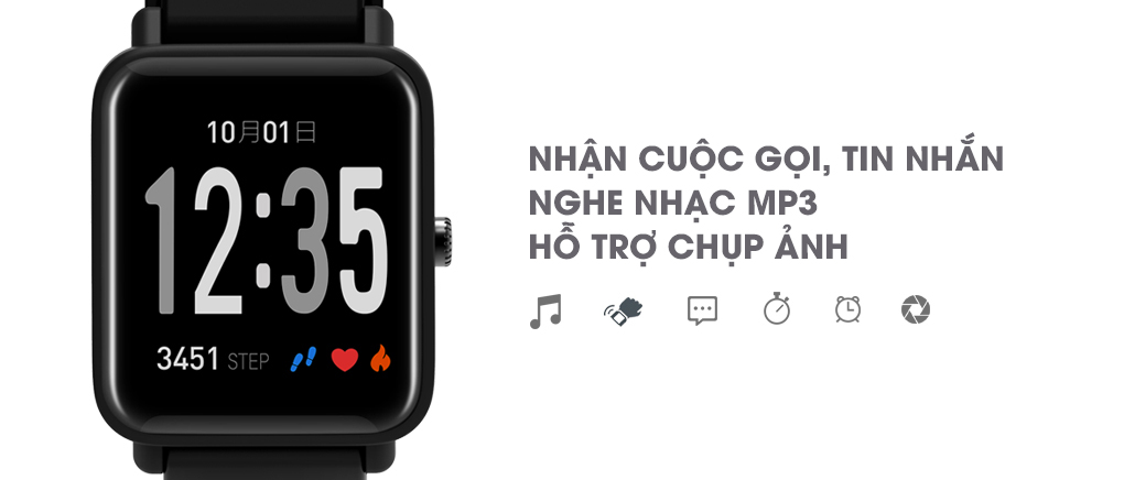 Đồng hồ thông minh nhận thông báo cuộc gọi, tin nhắn