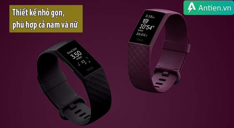Thiết kế của Fitbit Charge 4 khá nhỏ gọn