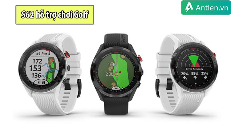 Đồng hồ Garmin Approach S62 hỗ trợ chơi Golf