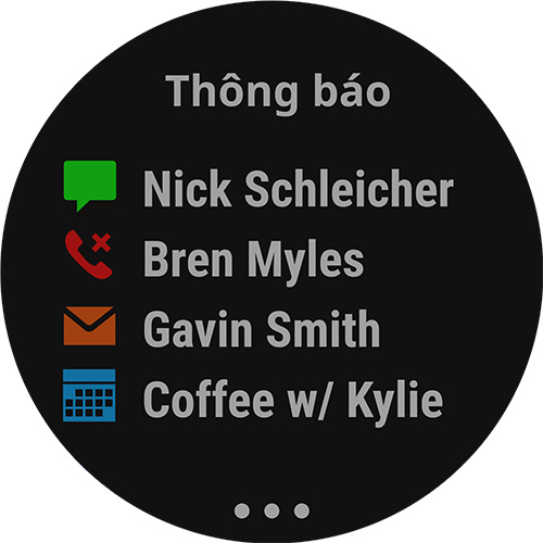 Kết nối điện thoại, hiển thị tin nhắn, thông báo