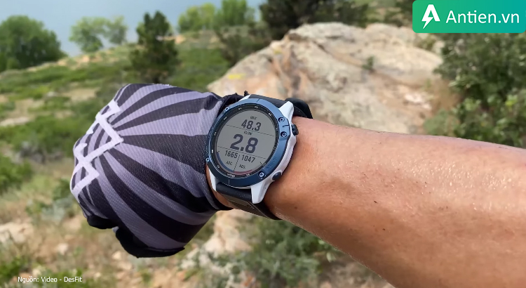 Tính năng Grit trên Đồng hồ thể thao Garmin Fenix 6 Pro Solar
