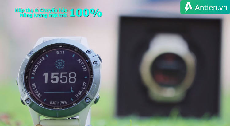 Fenix 6 Pro Solar Series tích hợp tấm năng lượng mặt trời