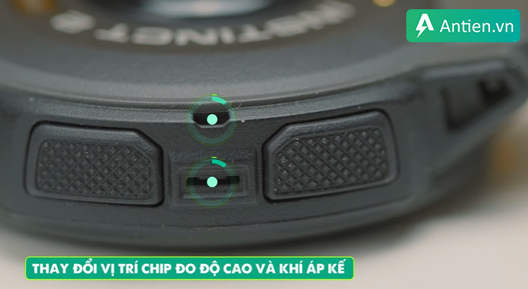 Garmin Instinct 2S có chip đo độ cao và khí áp kế 