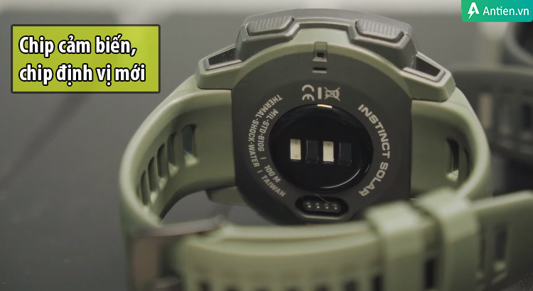 Garmin đã thay đổi chip cảm biến và chip định vị trên Garmin Instinct solar
