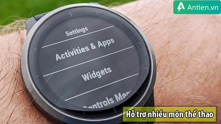 Garmin Vivoactive 4 hỗ trợ nhiều môn thể thao chuyên nghiệp