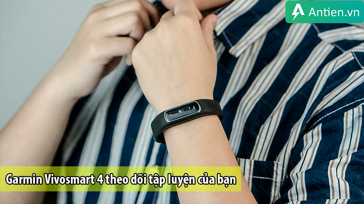 Garmin Vivosmart 4 hỗ trợ theo dõi tập luyện