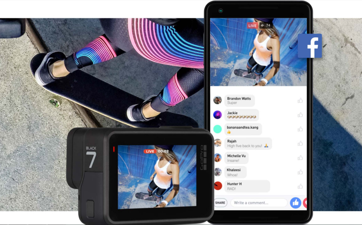 Máy quay GoPro Hero 7 Black mới nhất, tiên tiến nhất