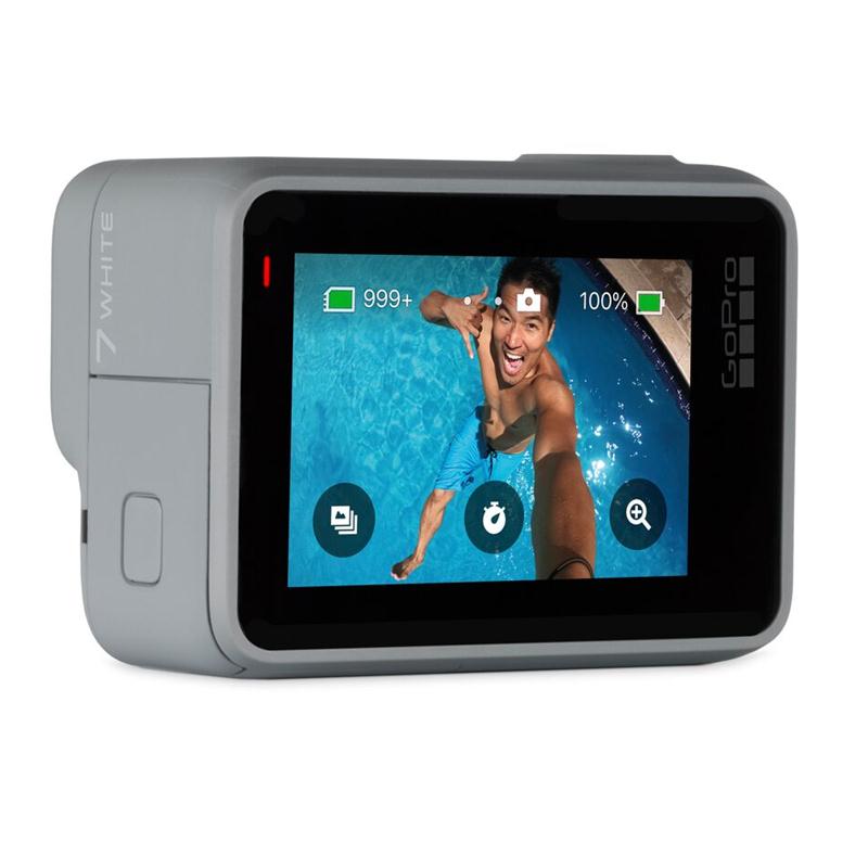 GoPro Hero 7 White sở hữu màn hình cảm ứng 2" trực quan