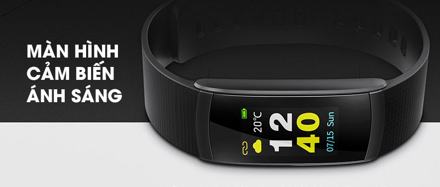Smartband tích hợp cảm ứng ánh sáng