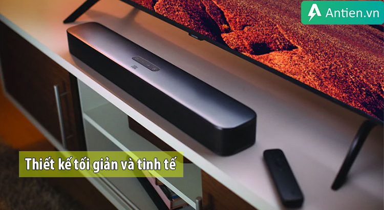 JBL Bar 2.0 All-in-one có thiết kế tối giản và tinh tế 