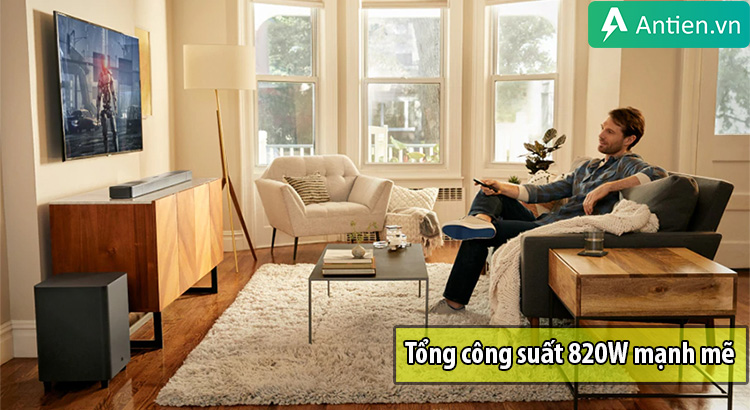 JBL Bar 9.1 cung cấp âm thanh mạnh mẽ