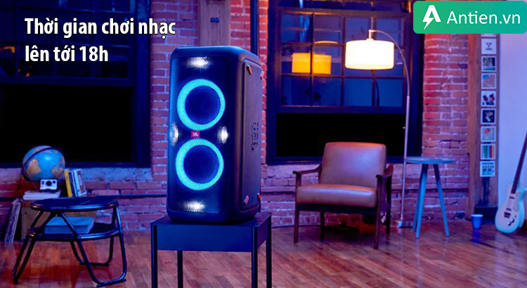 Dung lượng pin của loa JBL Partybox 310 rất ấn tượng