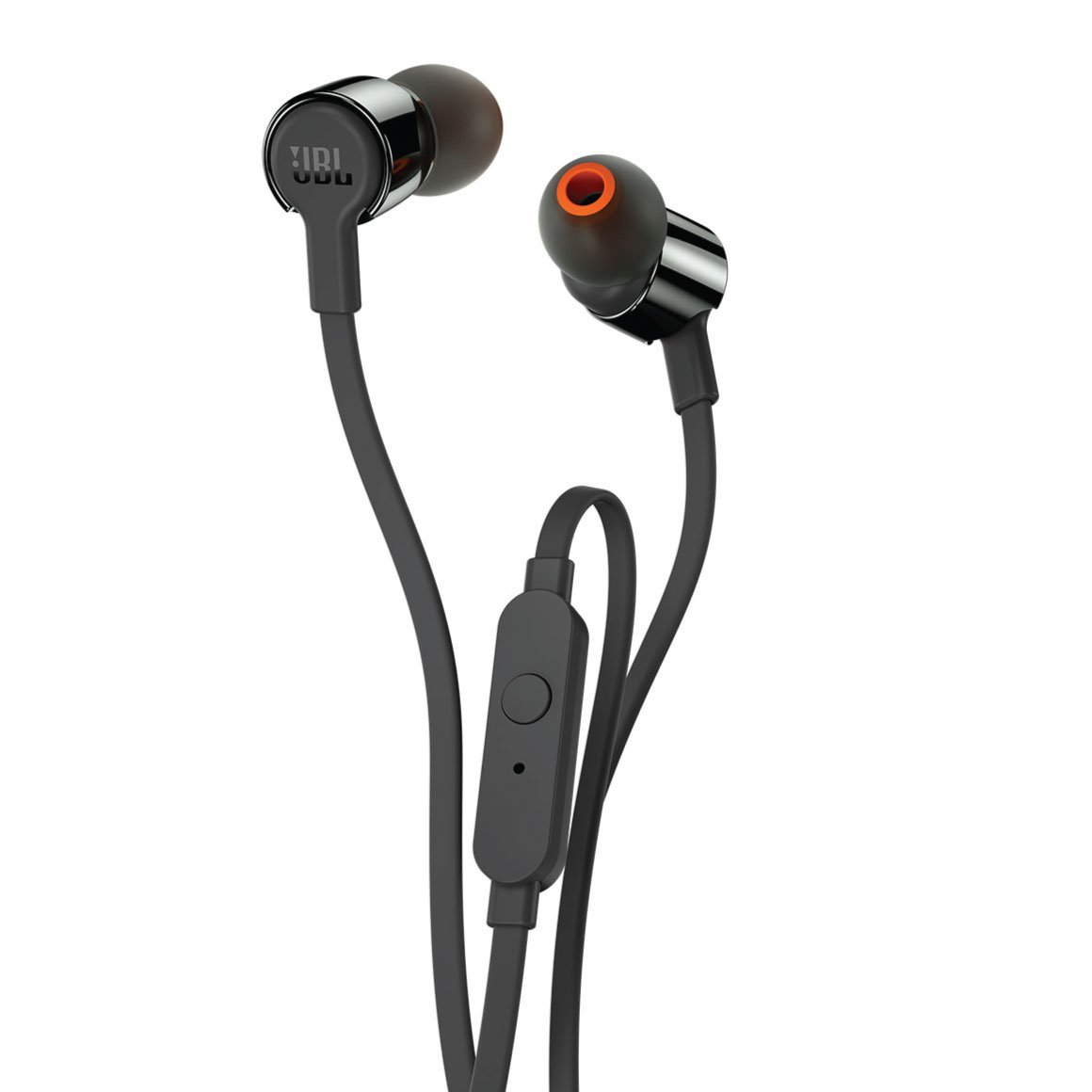 Tai nghe nhét tai JBL T210 có dây chống rối, tích hợp micro