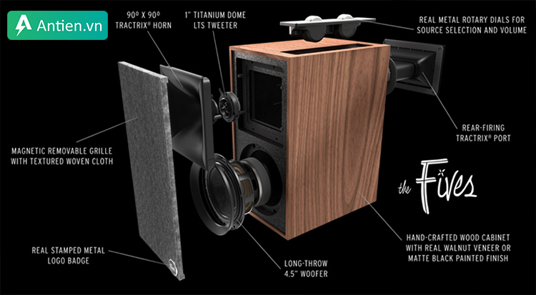 Hệ thống âm thanh của Klipsch The Fives