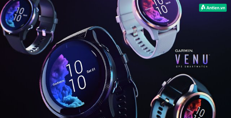 Garmin Venu sử dụng màn hình AMOLED cho chất lượng hiển thị vượt trội