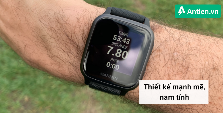 Garmin có thiết kế chung là sự mạnh mẽ cùng chất liệu bền bỉ