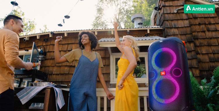 JBL PartyBox 110 thiết kế đẹp, tiện lợi