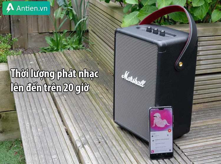 Pin Lithium-ion cho thời lượng phát nhạc lên đến trên 20 giờ