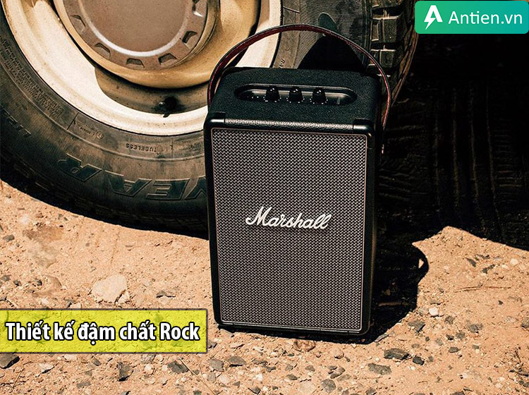 Thiết kế của chiếc loa di động Marshall Tufton đậm chất rock