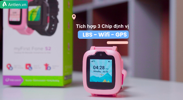 Khả năng định vị chuẩn xác của Đồng hồ định vị Oaxis MyFirst Fone S2