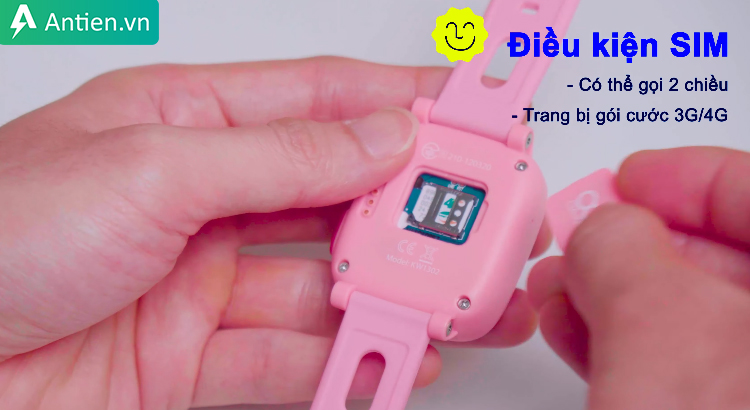 Đồng hồ định vị Oaxis MyFirst Fone S2 sử dụng sim để nghe gọi