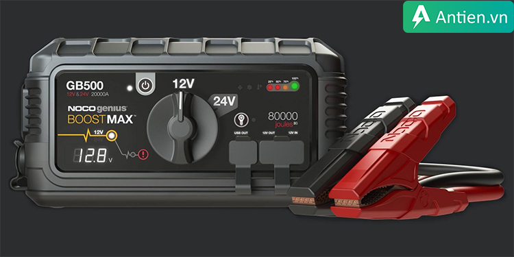 Pin dự phòng kiêm bộ khởi động xe NOCO GB500, 20.000A, 12V&24V