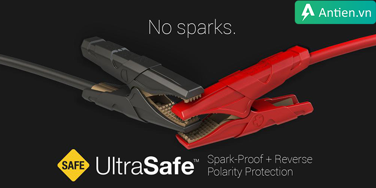 Pin dự phòng kiêm bộ khởi động xe NOCO GB500 thiết kế an toàn, chống cháy nổ