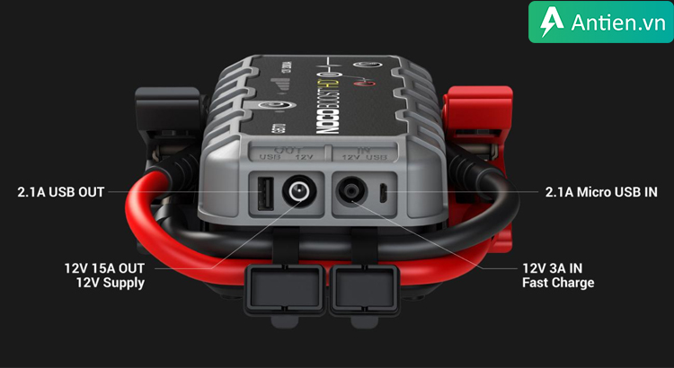 NOCO GB70 cung cấp năng lượng cho thiết bị di động, thiết bị 12V