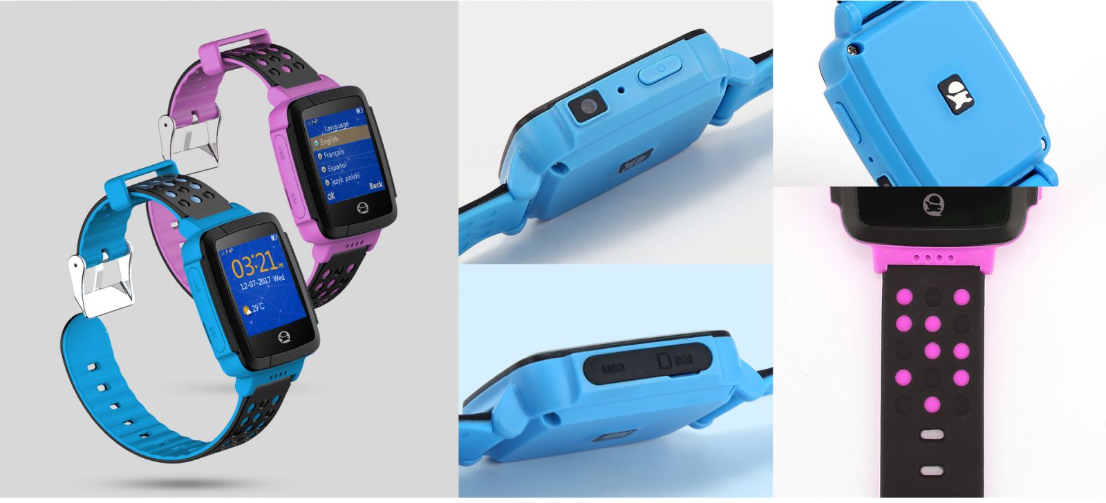 Đồng hồ định vị trẻ em GPS Tencent QQWatch C002 chính hãng