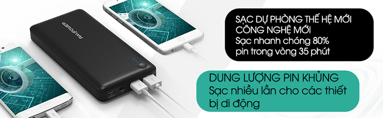 Công nghệ sạc nhanh Quick Charge 3.0 hỗ trợ sạc nhanh chóng điện thoại của bạn