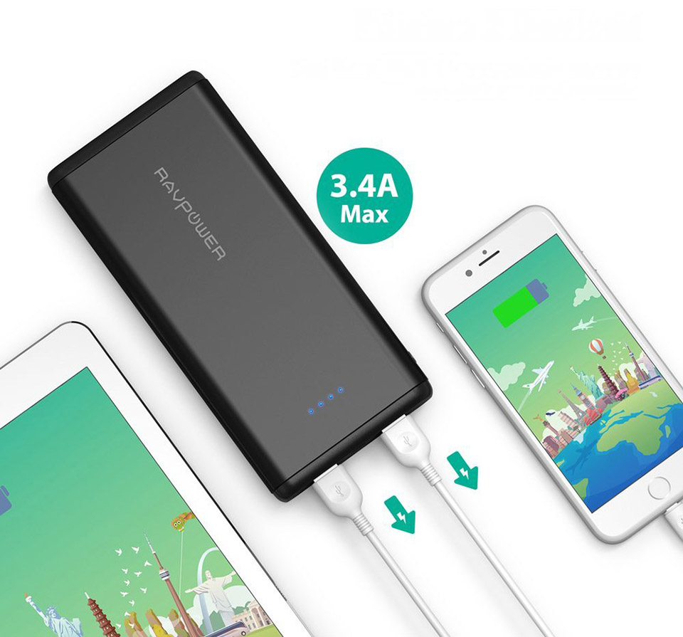 Sạc dự phòng Iphone chính hãng RAvpower PB006