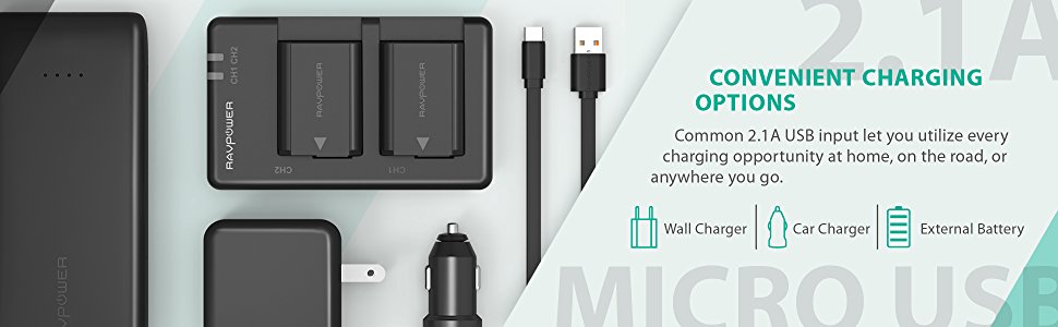 Nhiều lựa chọn để sạc lại pin máy ảnh