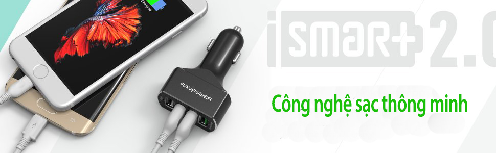 Sạc thông minh, an toàn hơn với công nghệ iSmart độc quyền