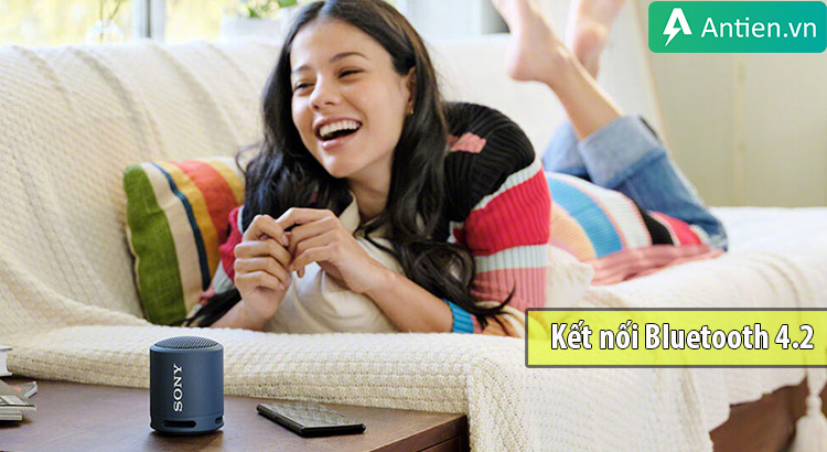 loa di động Sony SRS-XB13 trang bị bluetooth 4.2