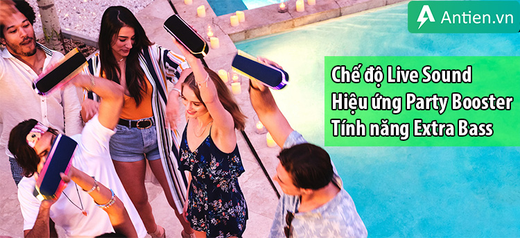 Khả năng khuấy động không khí bữa tiệc, lễ hội của Sony SRS-XB32