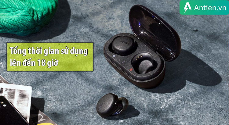 Tai nghe không dây Sony WF-XB700 cho 18 giờ nghe nhạc