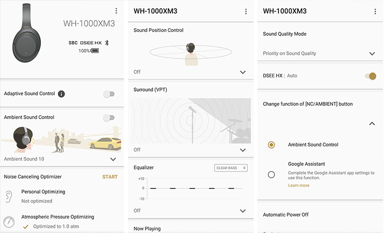 Phần mềm Headphone Connect để điểu chỉnh tai nghe Sony