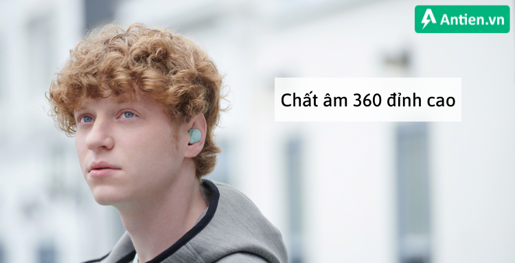 Tai nghe Sony WF-C500 có thiết kế nằm trọn trong tai