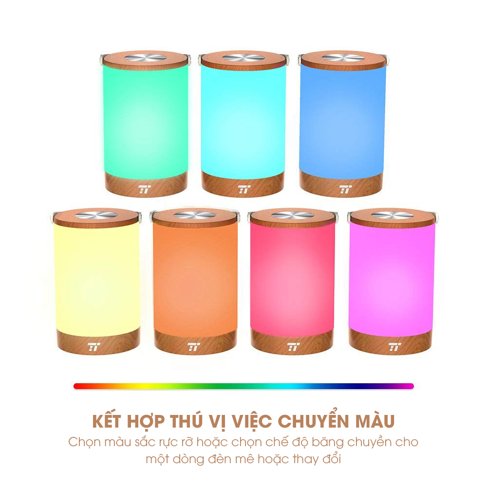Đèn ngủ LED di động nhiều màu sắc