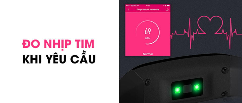 Hỗ trợ đo nhịp tim