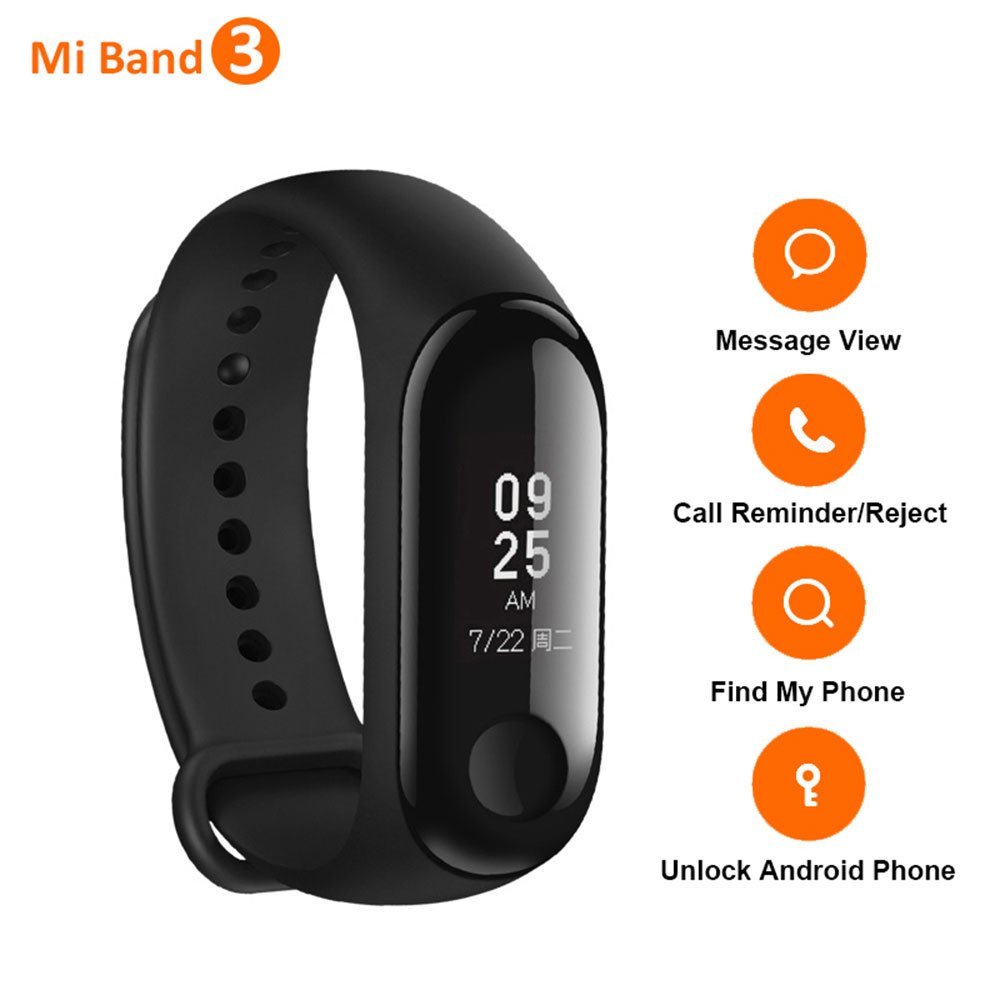 Vòng đeo tay Xiaomi Mi Band 3 có nhiều tính năng mới