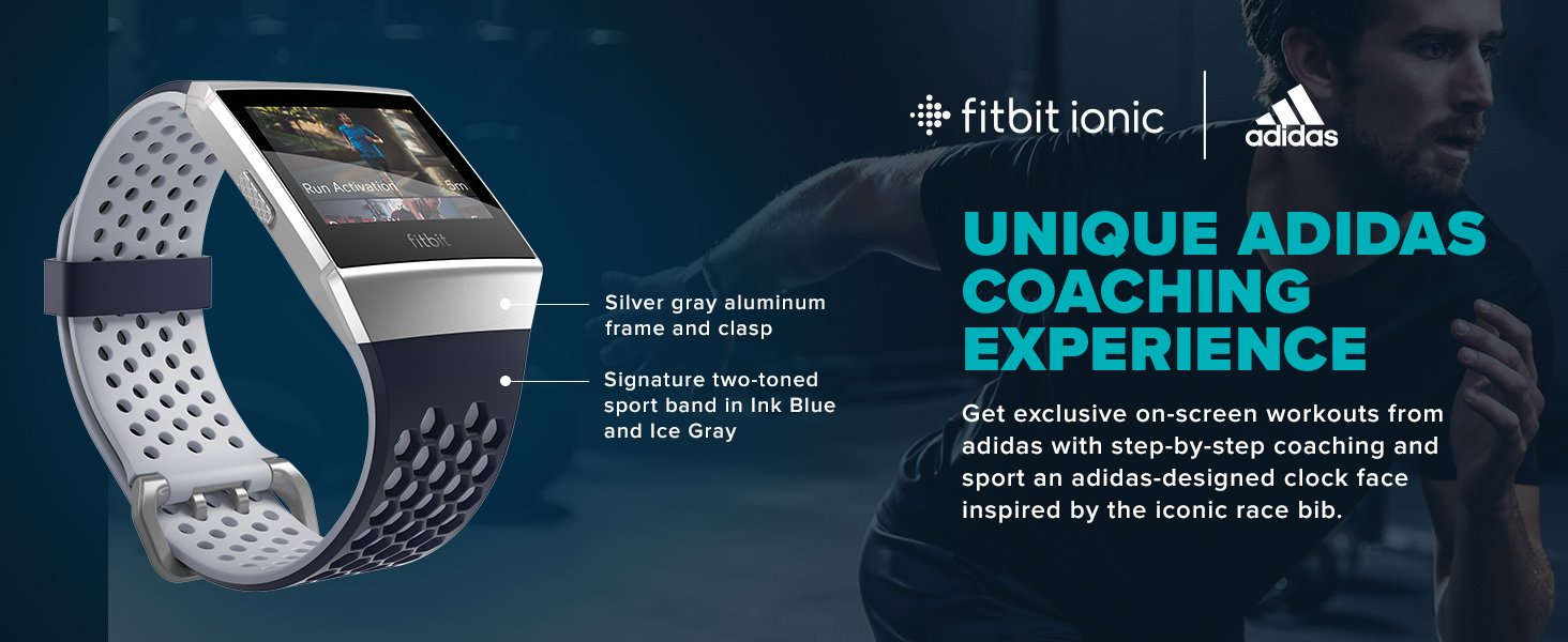 Đồng hồ Fitbit IONIC bản ADIDAS Edition chính hãng