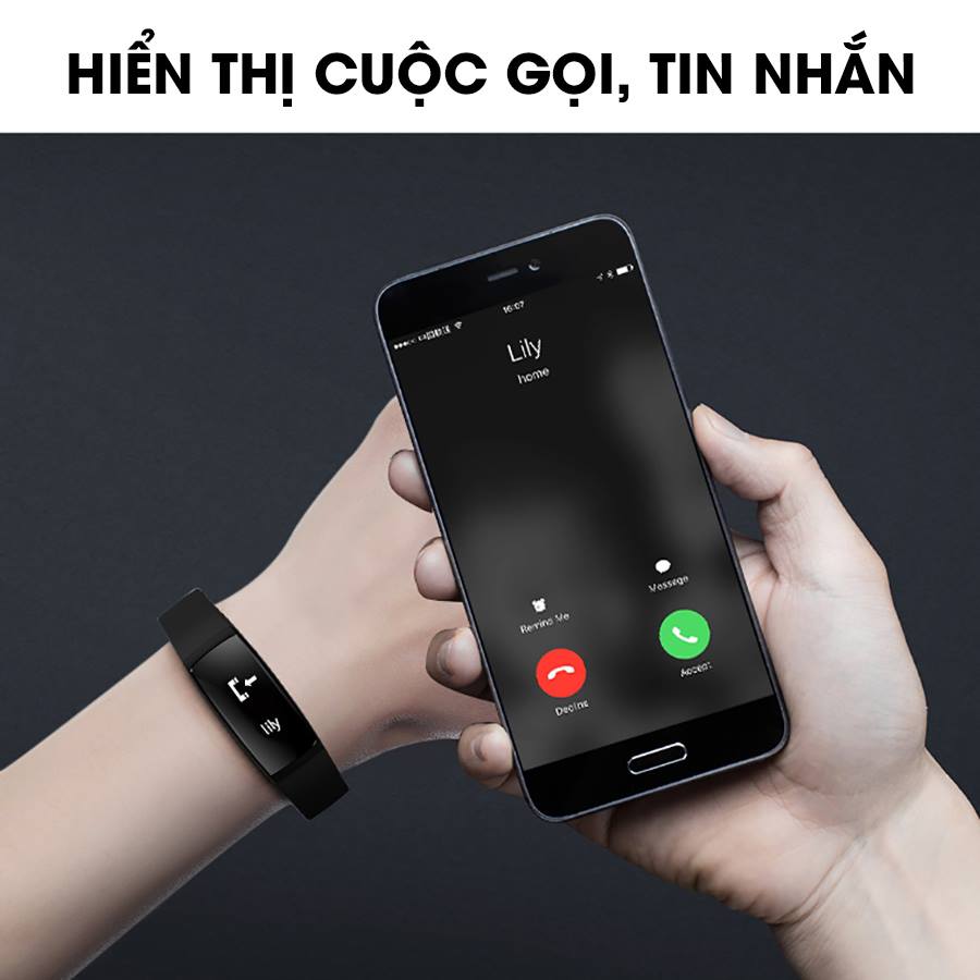 Vòng tay thông minh kết nối với điện thoại