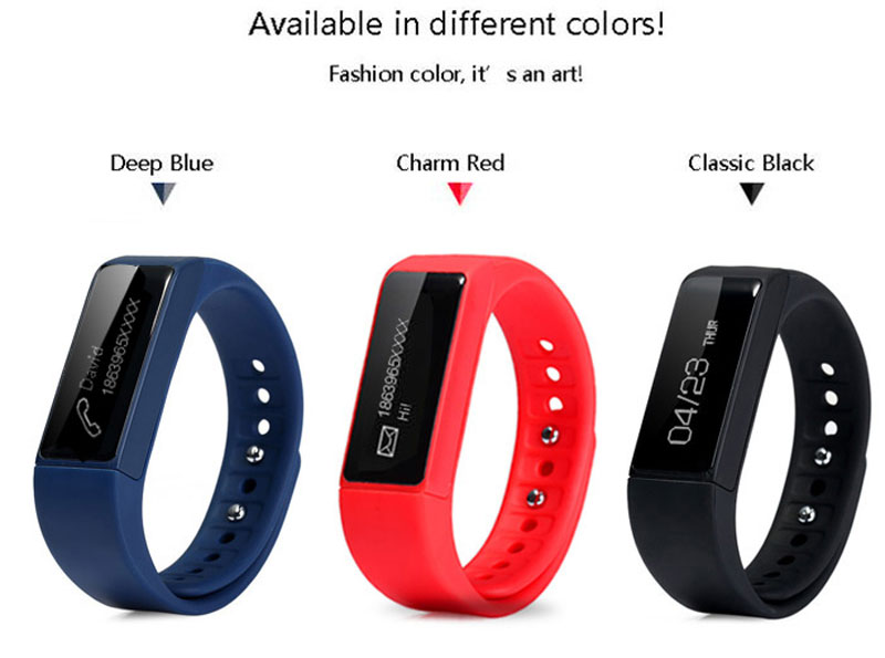 Vòng đeo tay thông minh Smart Band I5 Plus siêu chống nước.
