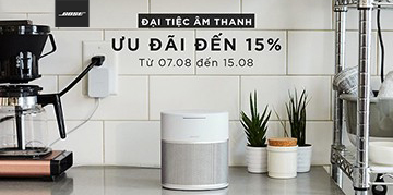 [KHUYẾN MẠI VÀNG] GIẢM TỚI 15% DÒNG LOA, TAI NGHE BOSE CHÍNH HÃNG
