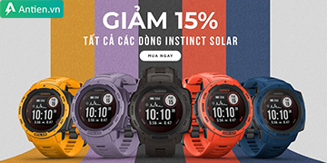 TUẦN VÀNG ƯU ĐÃI – GIẢM 15% CÁC BẢN GARMIN INSTINCT SOLAR