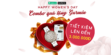 SALE KHỦNG 8/3: MUA ĐỒNG HỒ GARMIN NHẬN NGAY QUÀ TẶNG LÊN ĐẾN 3 TRIỆU ĐỒNG!