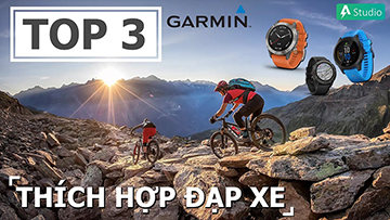 Top 3 đồng hồ thể thao Garmin thích hợp nhất cho đạp xe