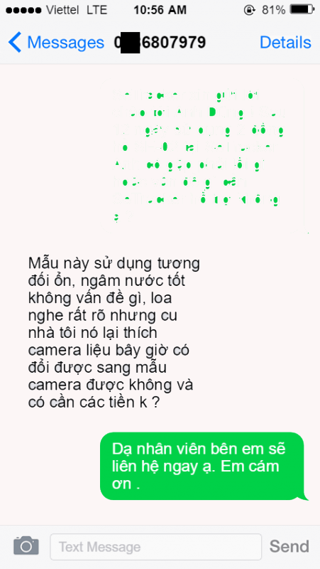 Feedback của khách hàng về đồng hồ định vị